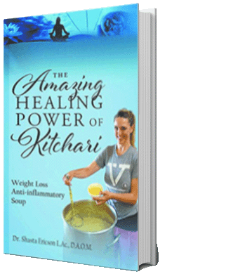 Dr. Shasta's book The Amazing Healing Power Of Kitchari on sell on Amazon.com